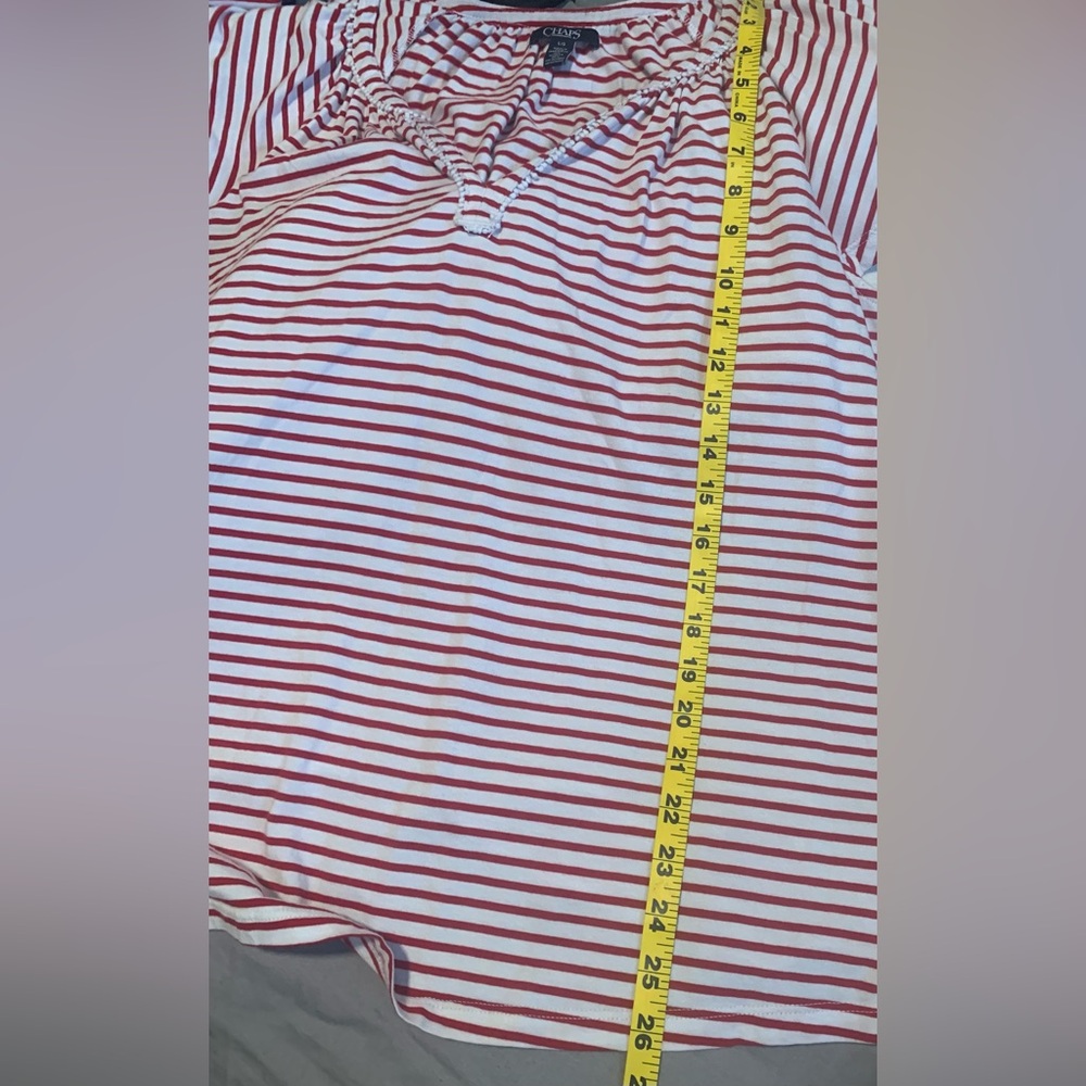 Chaps Striped Tee - Picture 6 of 6